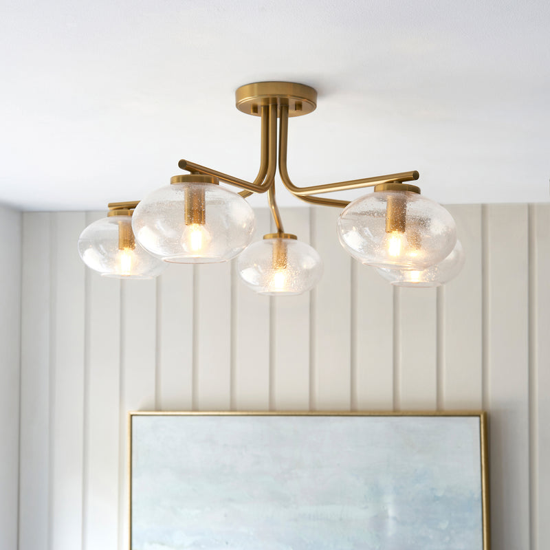 Endon 118508 Jacob 5lt Semi Flush