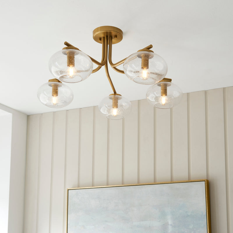 Endon 118508 Jacob 5lt Semi Flush