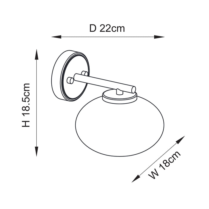 Endon 118509 Jacob Wall