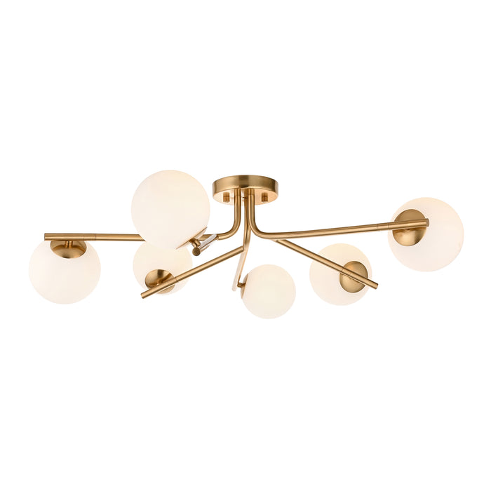 Endon 118651 Aaron 6lt Semi flush