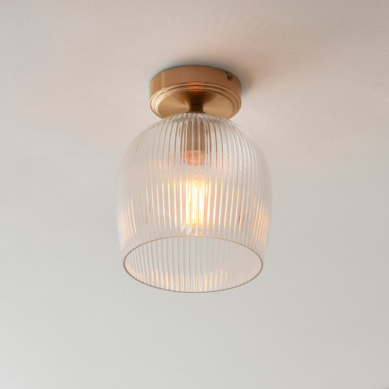 Endon 120623 Ashcroft Ribbed Flush
