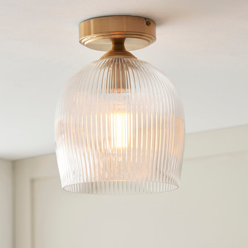 Endon 120623 Ashcroft Ribbed Flush