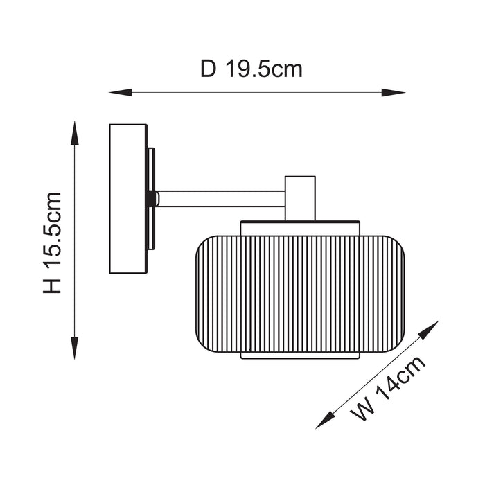 Endon 120633 Stamford Wall
