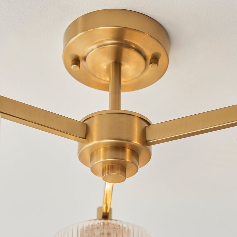 Endon 120634 Stamford 3lt Semi Flush
