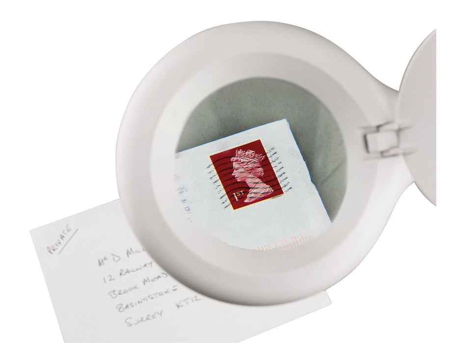 Firstlight Magnifying LED Table Lamp 3753WH