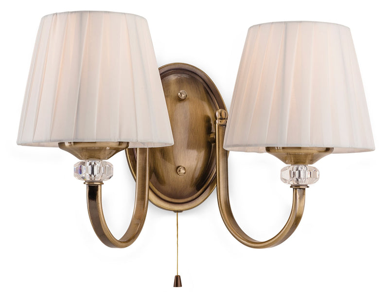 Firstlight Langham 2 Light Wall (Switched) 4862AB