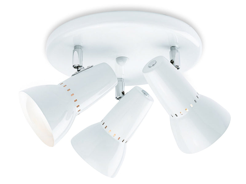 Firstlight Lynx 100 3 Light Flush 5523WH