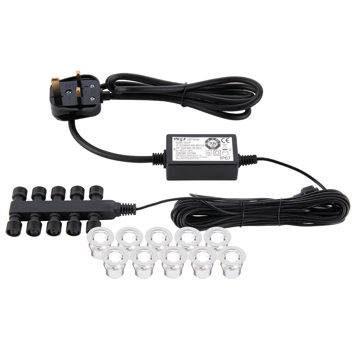 Ikon round 30mm kit IP67 0.45W - 13889 — Bonus Superstore