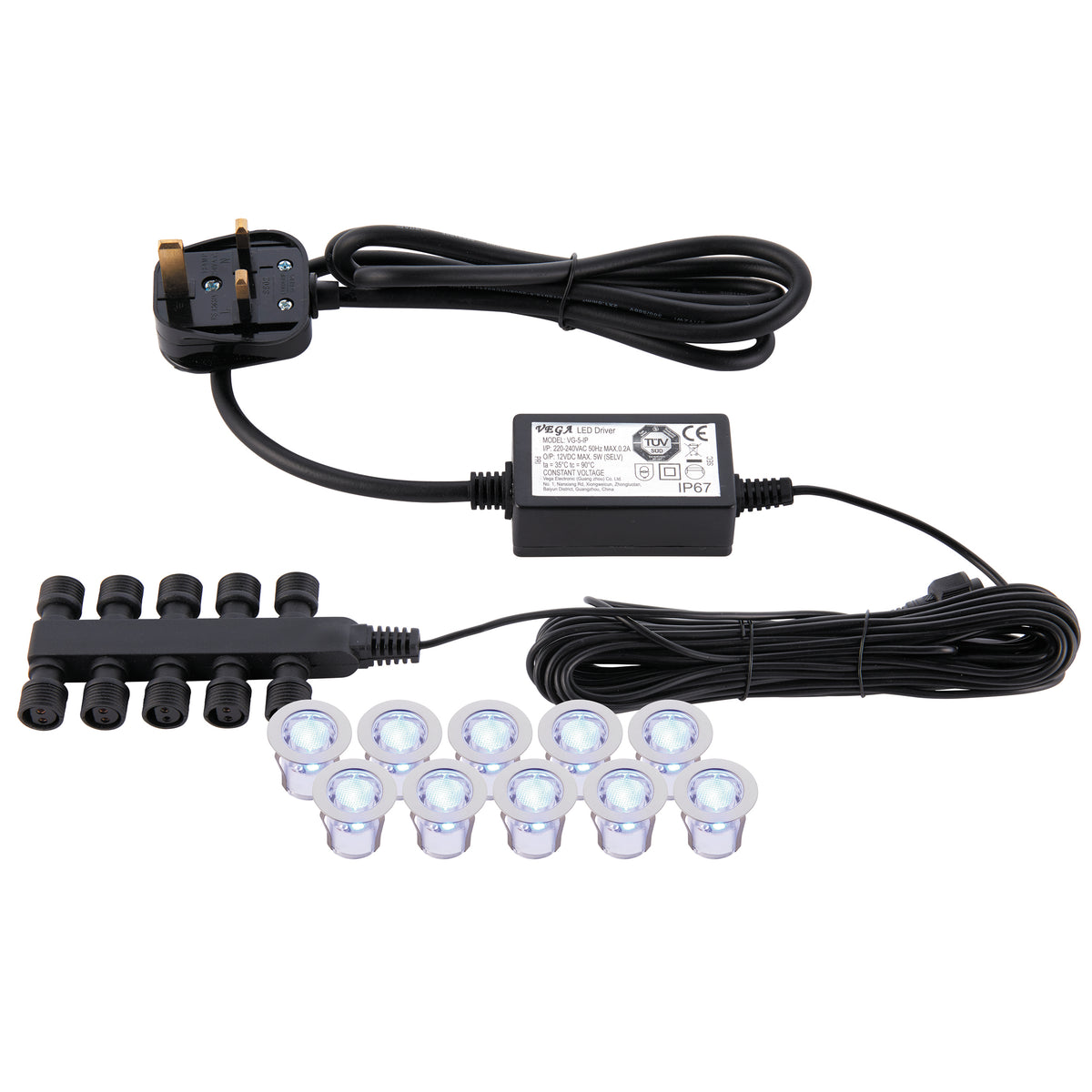 Ikon round 30mm kit IP67 0.45W - 13890 — Bonus Superstore