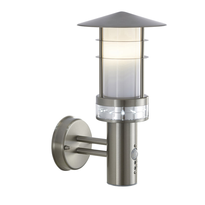 Pagoda PIR 1lt wall IP44 9.2W & 0.05W - 13924