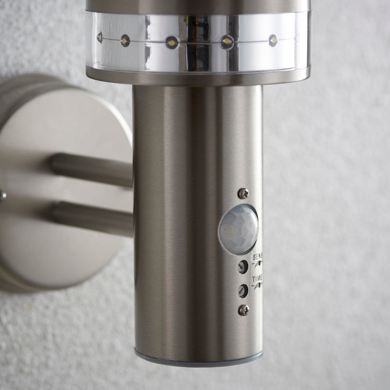 Pagoda PIR 1lt wall IP44 9.2W & 0.05W - 13924