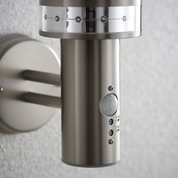 Pagoda PIR 1lt wall IP44 9.2W & 0.05W - 13924