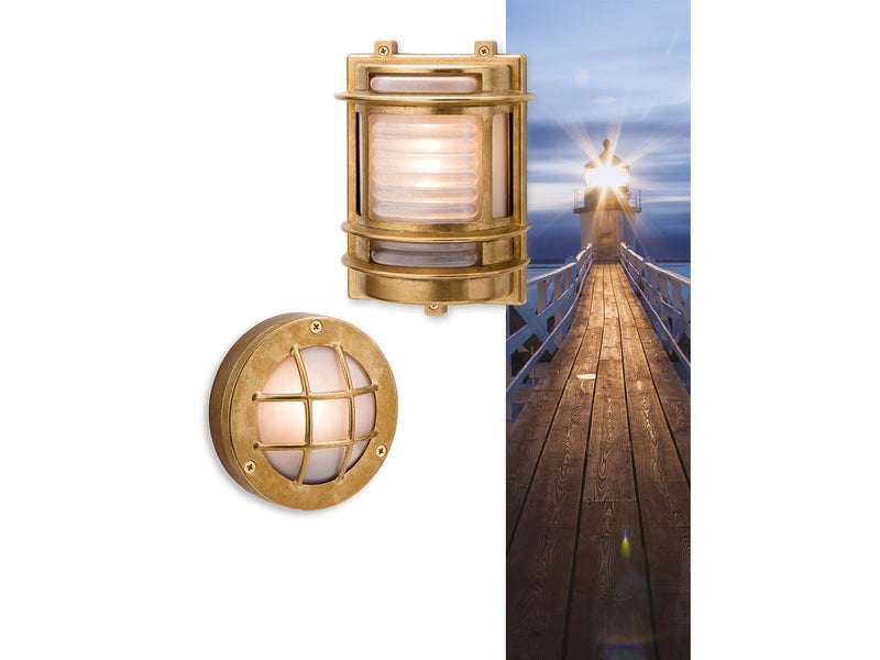 Firstlight Nautic Wall/Flush Fitting 5925BR