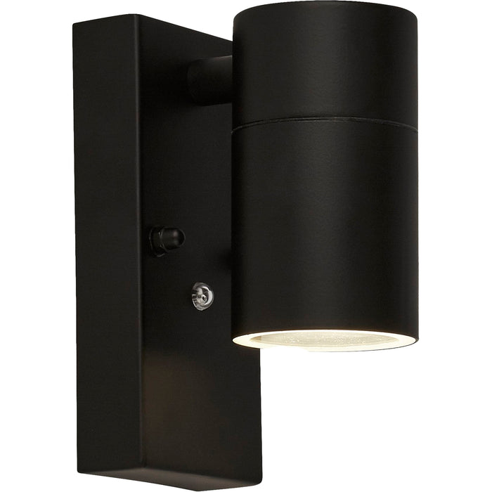 Searchlight  14601BK Rochester Outdoor Wall Light - Black Metal