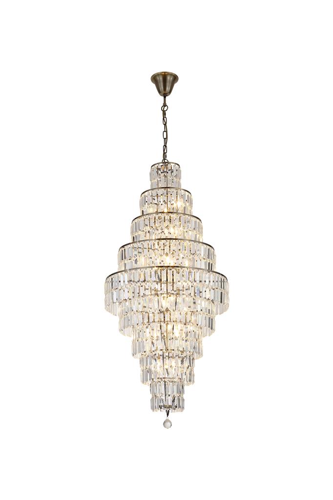 Searchlight 1500-13AB Empire 13Lt Chandelier - Antique Brass