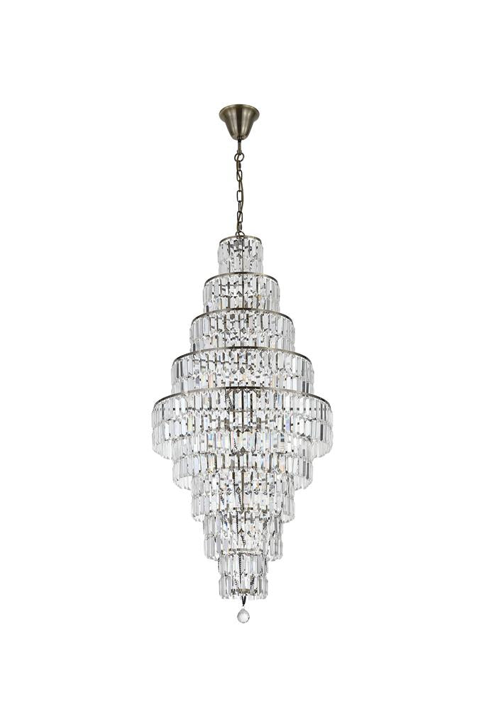 Searchlight 1500-13AB Empire 13Lt Chandelier - Antique Brass