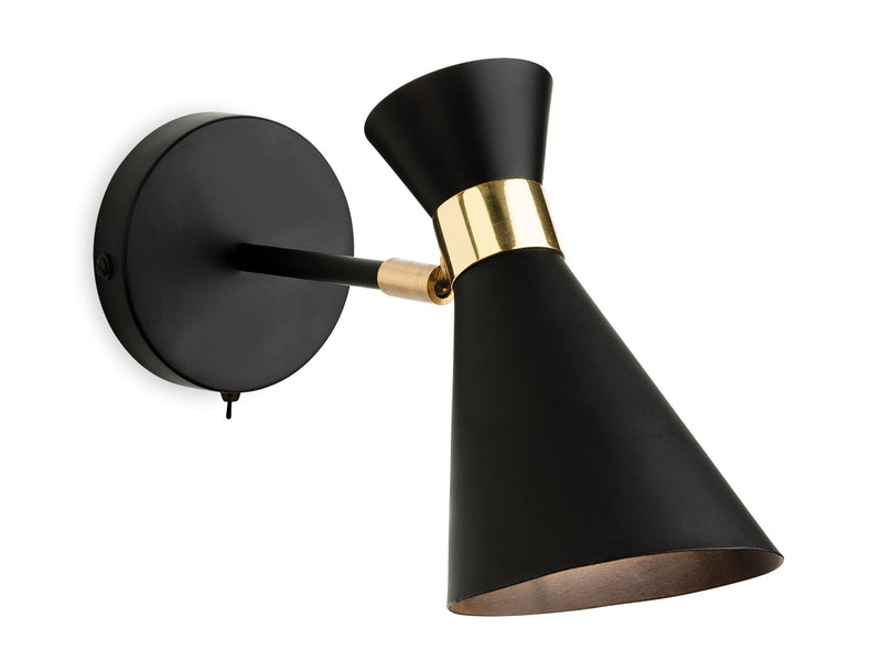 Firstlight Ohio Wall Light (Switched) 7679BK