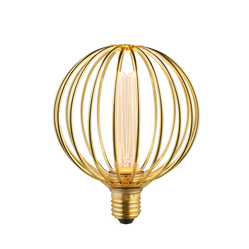Searchlight  16004GO Globe Lamp - Gold Metal