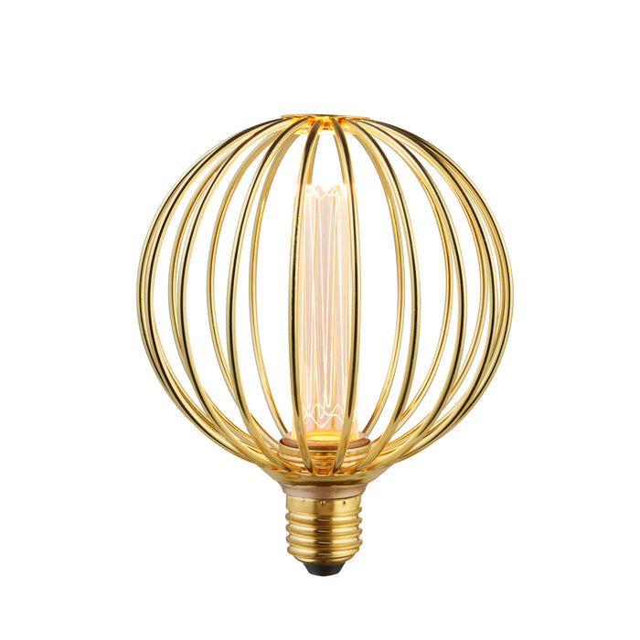 Searchlight 16004GO Globe Lamp - Gold Metal