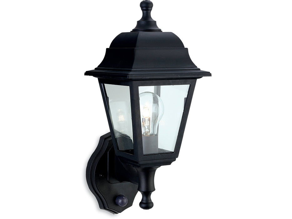 Firstlight Oslo Lantern - Uplight with PIR 8400BK