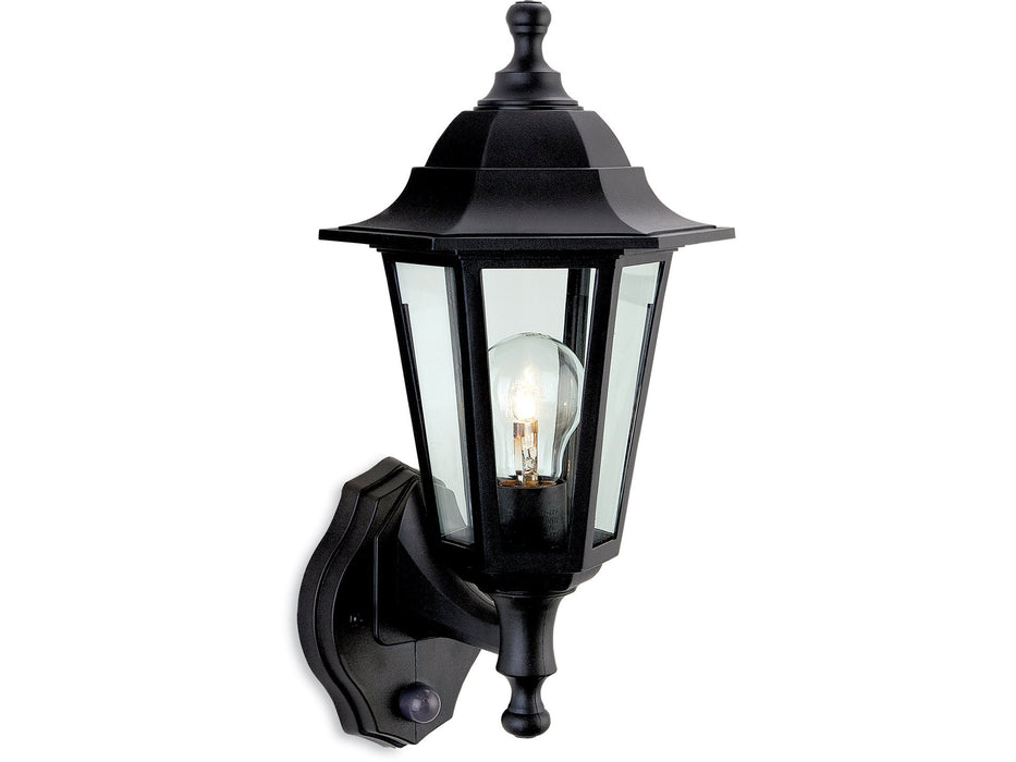 Firstlight Malmo Lantern - Uplight with PIR 8401BK