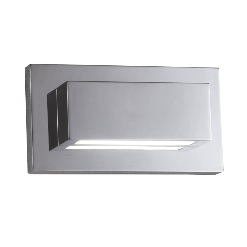 Searchlight  1752CC Ledge LED Up/Downlight Wall Light - Chrome & Glass
