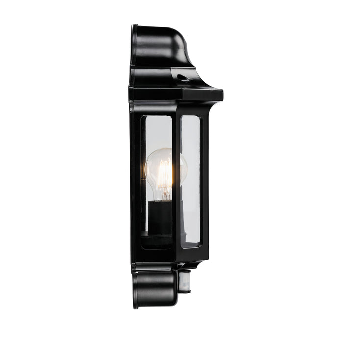 Traditional PIR half lantern IP44 15W - 1818PIR