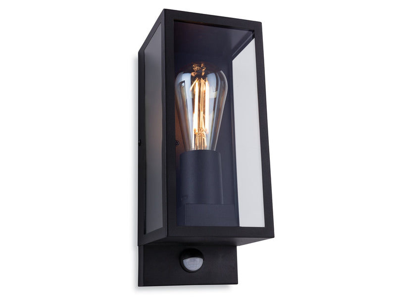 Firstlight Dallas Wall Light with PIR 2826BK