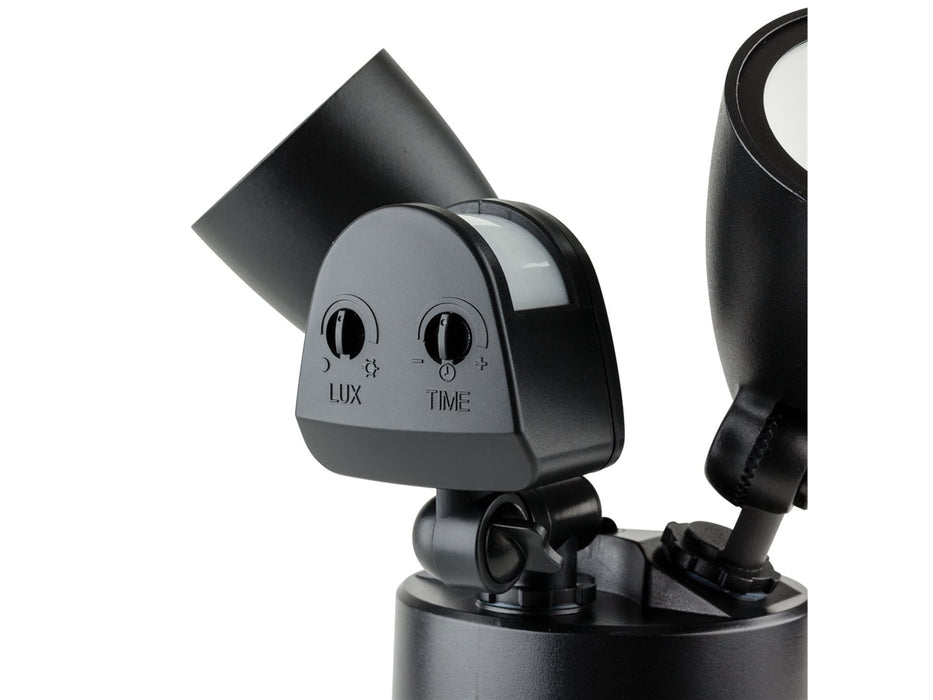 Firstlight Security LED 2 Light Wall with PIR 2836BK