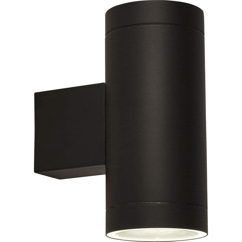 Searchlight  19082BK Rochester Outdoor 2Lt Wall Light - Black Metal & Glass