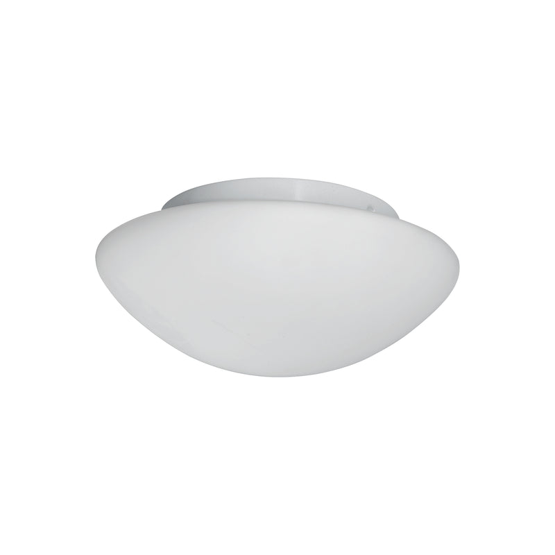 Searchlight  1910-23 Tokyo  Flush  - White Metal & Opal Glass