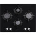 Culina UBGHJ608 60cm Black Glass Gas Hob - Bonus Superstore