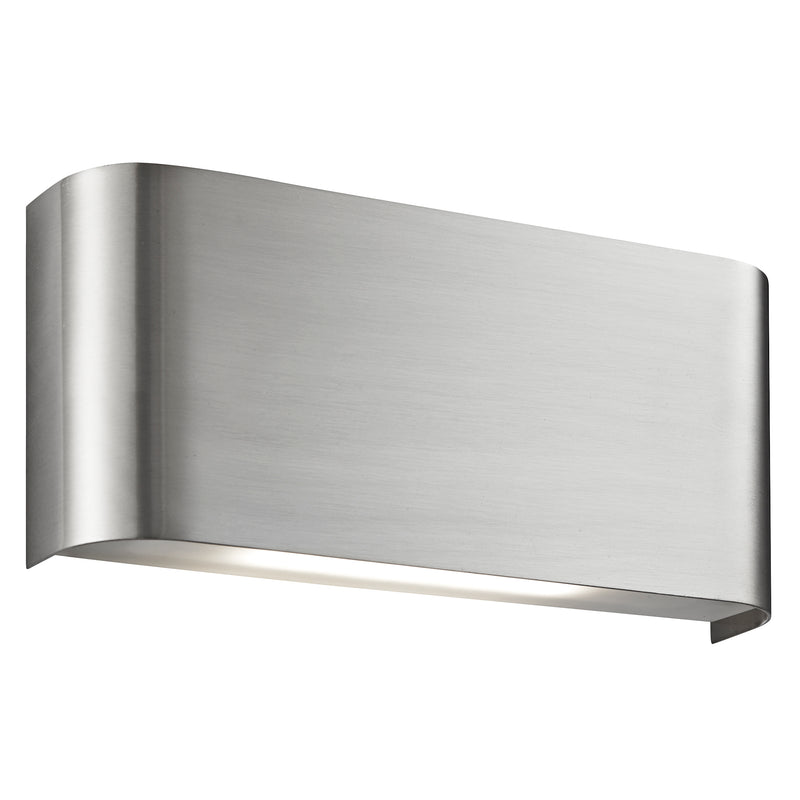 Searchlight  1953SS Match Box  2Lt Up/Down Wall Light - Satin Silver Metal - Bonus Superstore