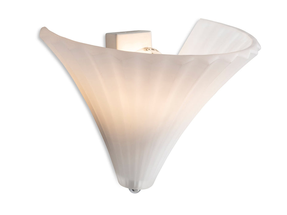 Firstlight Dawn Glass Wall Light 2862CH