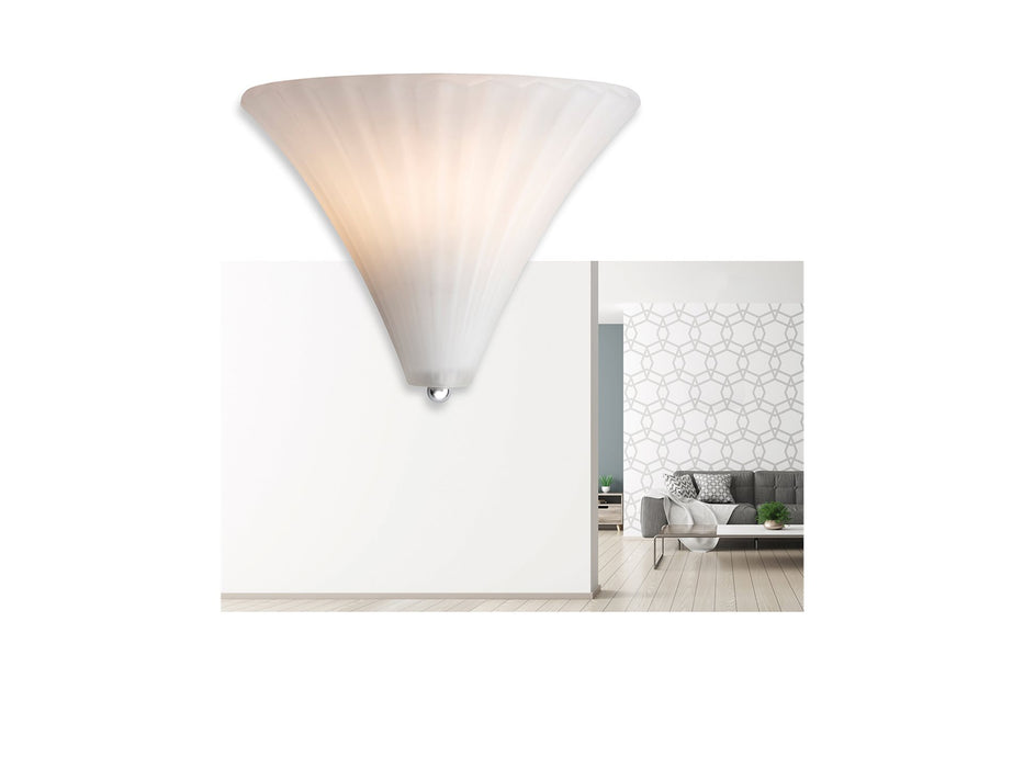 Firstlight Dawn Glass Wall Light 2862CH