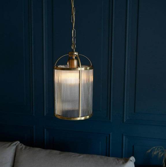 Lambeth Ribbed 1lt Pendant - 106710