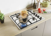 Candy CHW6LX 75cm 4-burner Gas Hob STAINLESS STEEL - Bonus Superstore