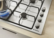 Candy CHW6LX 75cm 4-burner Gas Hob STAINLESS STEEL - Bonus Superstore