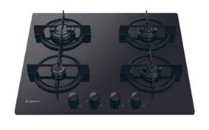 Candy CVW6BB 60cm Gas on Glass Hob - Bonus Superstore