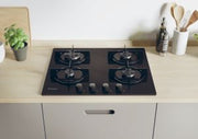 Candy CVW6BB 60cm Gas on Glass Hob - Bonus Superstore