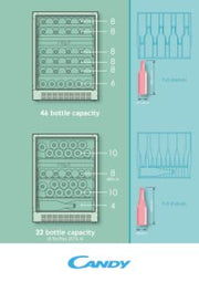 Candy CCVB 60D UK/N Wine Cooler Candy