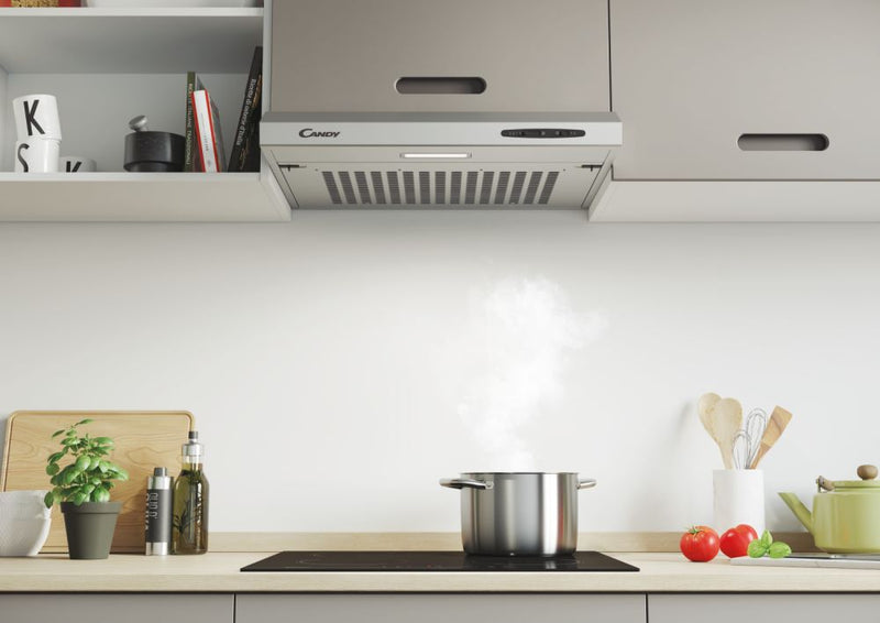 Candy CFT610/5S/1 60 cm Standard Hood, Silver - Bonus Superstore