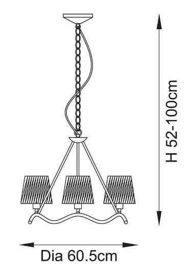 Wriggle 3lt Pendant - 114213