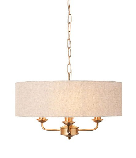Highclere 3lt Pendant - 110723
