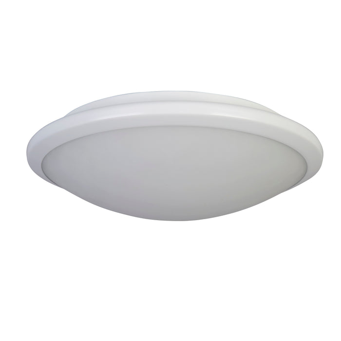 Searchlight  7938-30WH Knutsford Flush - White & Frosted Glass