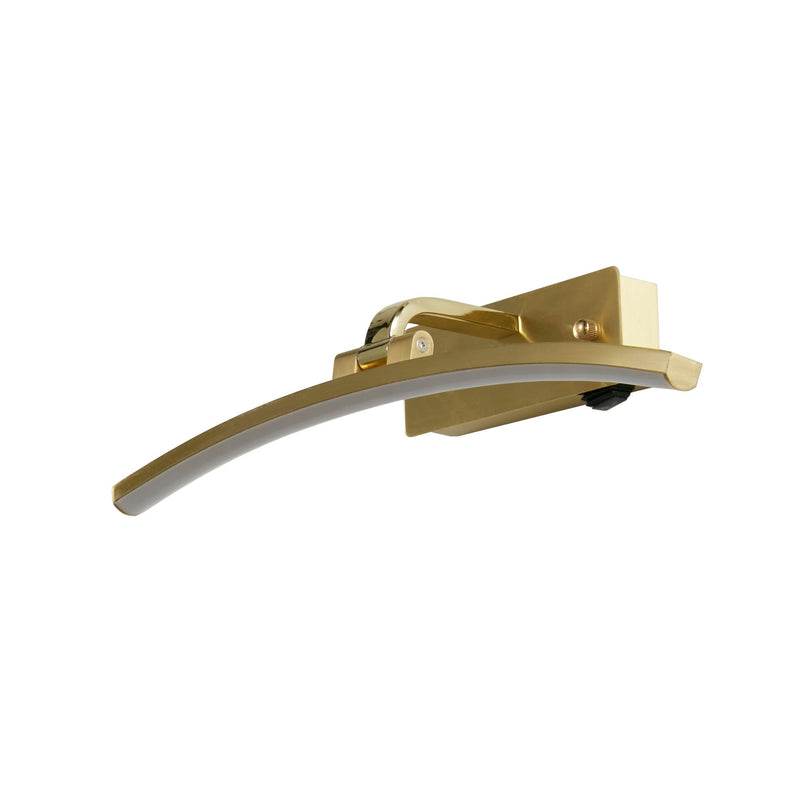 Searchlight  79821-40SB Santorini Picture Light - Satin Brass & Brushed Metal - Bonus Superstore