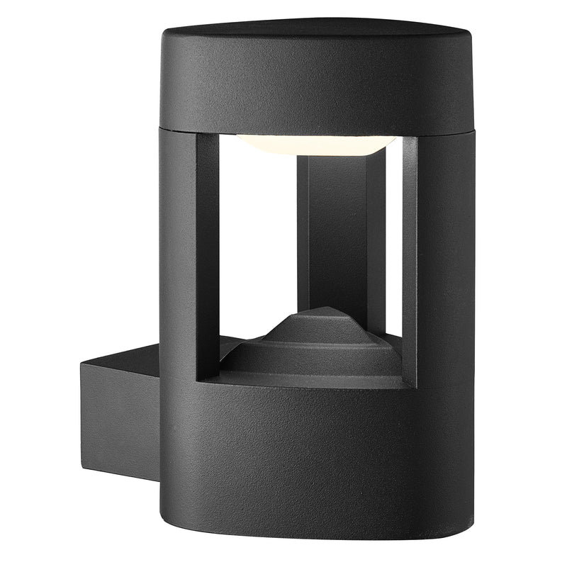 Searchlight  2005GY Michigan Outdoor Wall Light- Dark Grey Metal & Polycarbonate