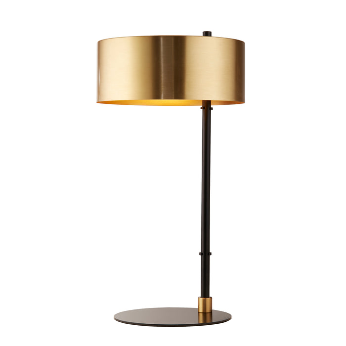 Searchlight 20224-1GO Knox Table Lamp - Black & Gold Metal
