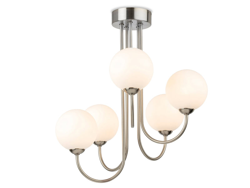 Firstlight Lyndon 5 Light Flush Fitting 2887BS