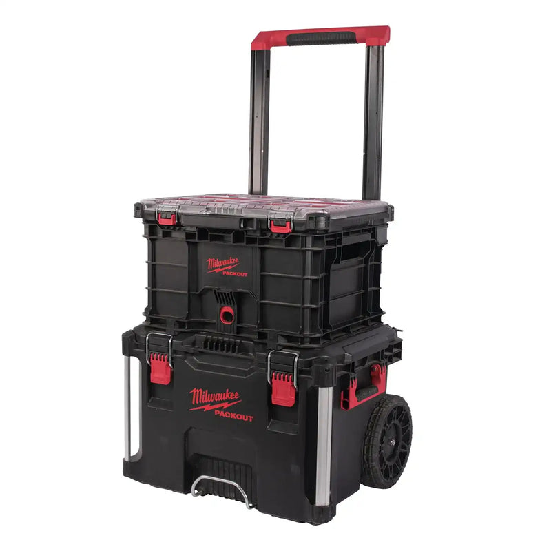 Milwaukee 3pce Packout Crate & Trolley Storage Set